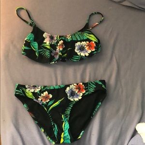 Old Navy Tropical Swimsuit Top and bottom